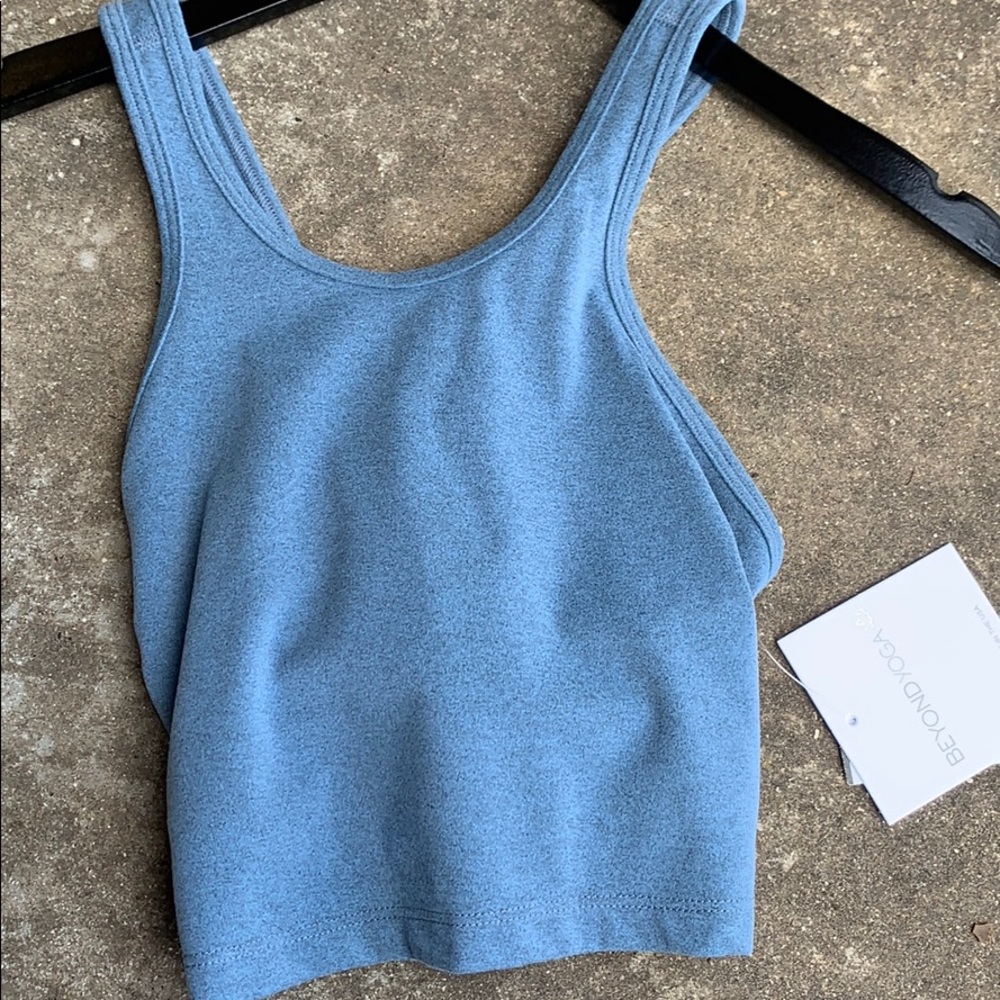 Beyond yoga blue crop top/bra! - Picture 3 of 6